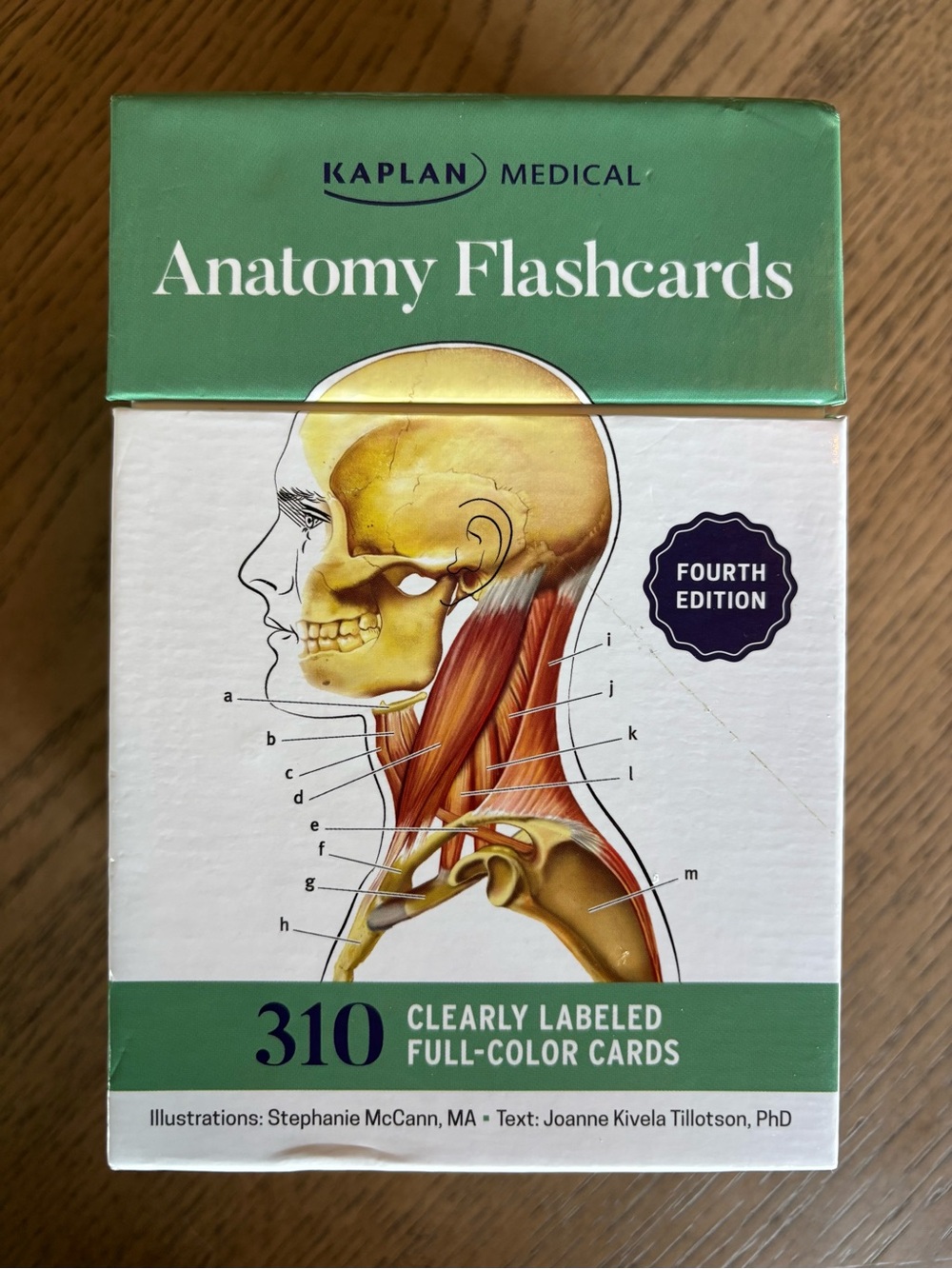 Kaplan Medical Anatomy Flashcards - Green and White